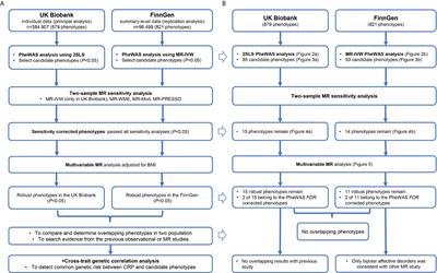 Genetically Determined Chronic Low-Grade Inflammation and Hundreds of Health Outcomes in the UK Biobank and the FinnGen Population: A Phenome-Wide Mendelian Randomization Study